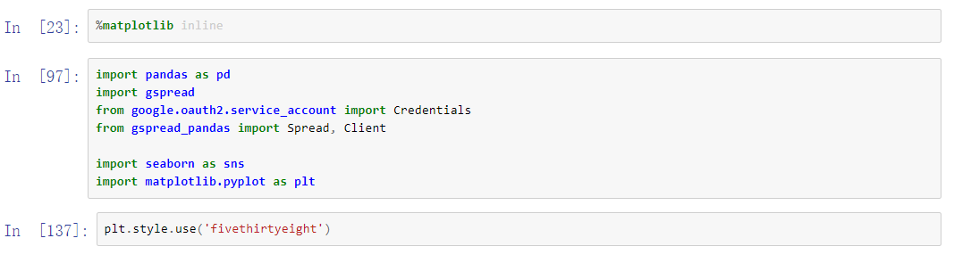 使用python Google Sheets和google Finance分析新冠病毒对股市的影响