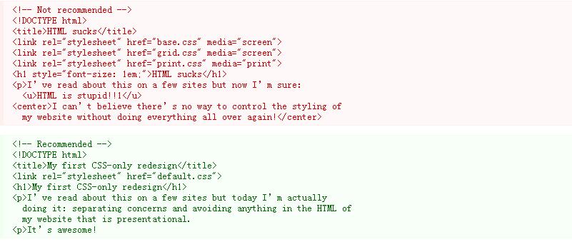 Google HTML CSS代码风格指南(修订版2.23)